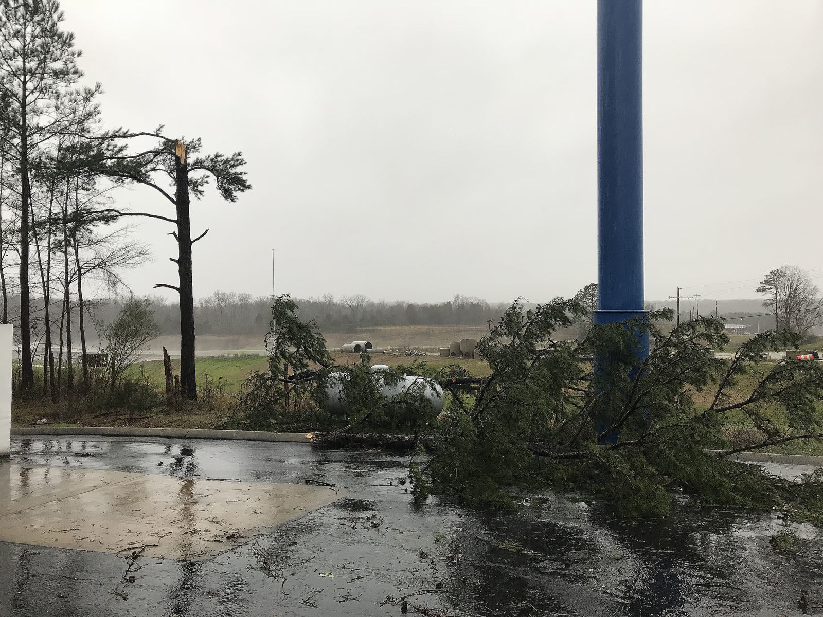 Tornado damage